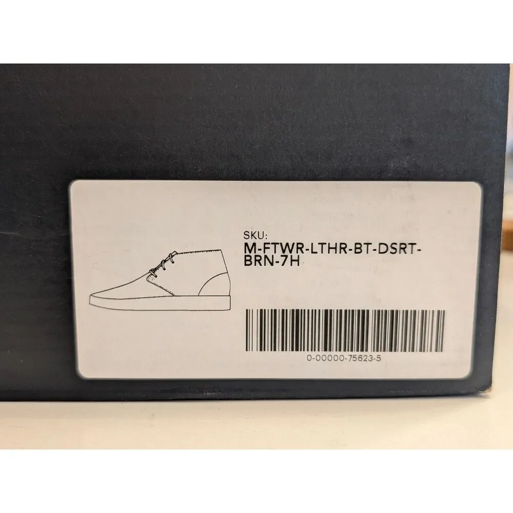 Everlane NWT The Desert Chukka Boot 7.5 Mens NIB Brown Tan Suede Quiet Luxury